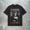 Maglietta Retro Vampiro La Masquerade Vampiro Stile Punk Retro Y2K Maglietta Puro Cotone Coppia Stagione Unica Streetwear Camicia