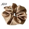 Minimalist Hair Scrunchies for Gifts Satin Scrunchies, High Elasticity Ties Women Girls, Non Slip Band, Elegant Styling Solid Color Ponytail