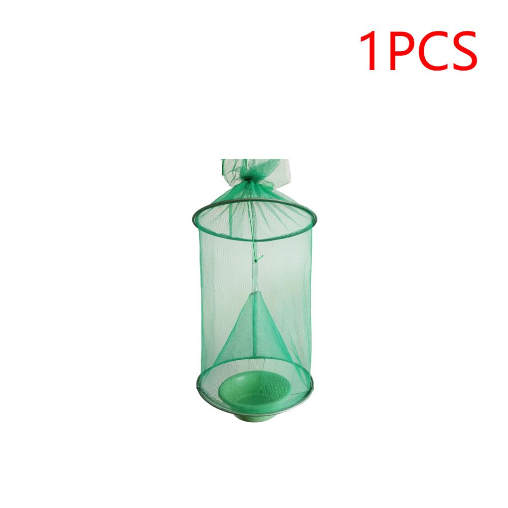 

1-4 шт. Многоразовая подвесная ловушка для мух, клетка-сетка для ловли мух, средство для борьбы с вредителями, садовая подвесная ловушка для птиц для двора