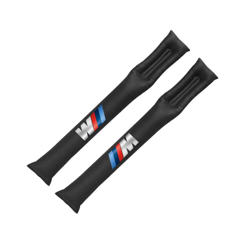 EUCQ6 2Pcs Car Seat Gap Filler Strip Soft Pads Leather Auto Accessories For BMW E46 E90 E60 F30 F10 E39 E36 F20 G30 G20 X3 X4 X5 X6 X7
