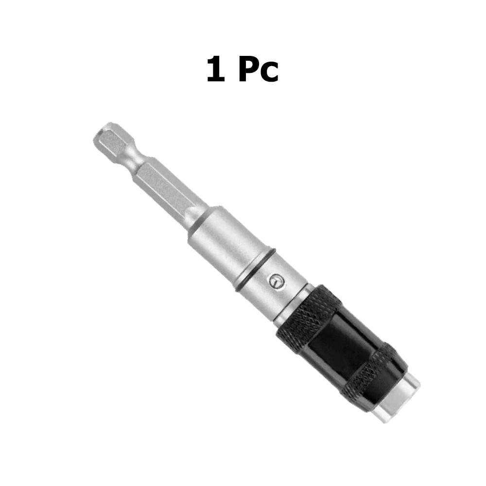 

1/4 поворотный магнитный держатель для сверла-насадки отвертка деревообрабатывающий инструмент быстросменный удлинитель для сверла серебряный