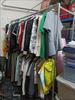 Steel Pipe Double Rod Clothes Drying Rack for Quilts and Household Balcony Use.