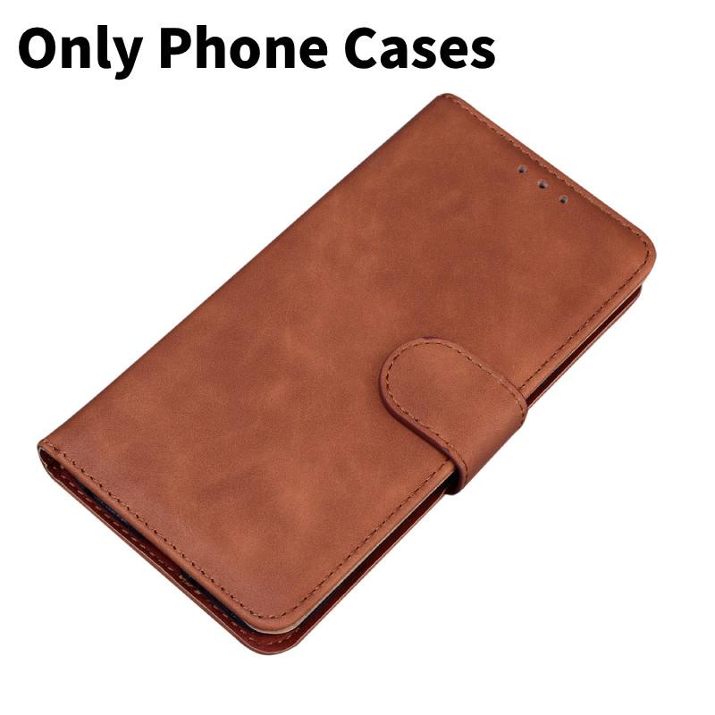 Samsung Galaxy For A06 Solid Color Skin Leather Phone Case Women Men Magnetic