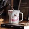 Kleine frische und niedliche Fulu-Tasse mit hohem Wert, Keramik, Haushalt, persönlicher Wasserbecher für Mädchen, Büro-Tasse, Geschenkbox