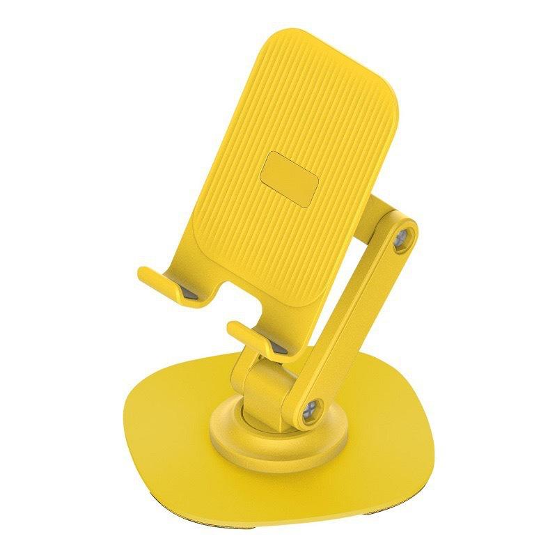 360° Rotatable & Foldable Alloy Phone Holder, Portable Desktop Stand for Videos and Dramas