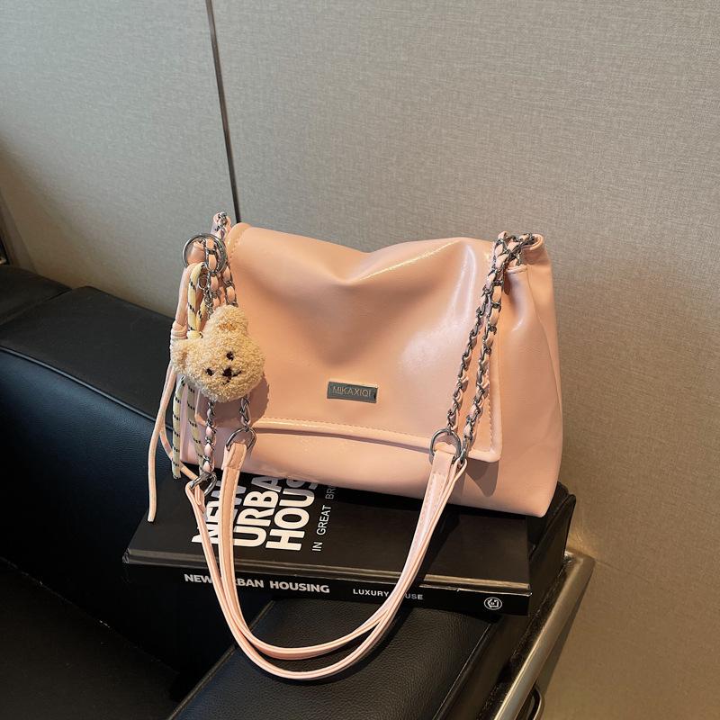 Leisure Work Commuter Bag Women's Large-capacity New Versatile Chain Shoulder Bag Fashion Tote Bag