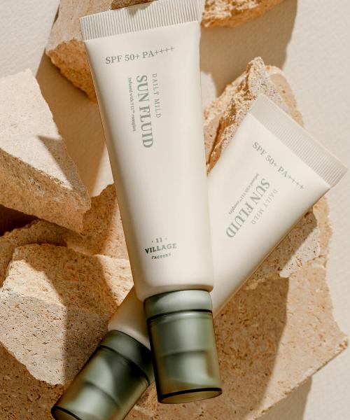 [Village 11 Factory] Daily Mild Sun Fluid 50ml SPF 50+ PA++++