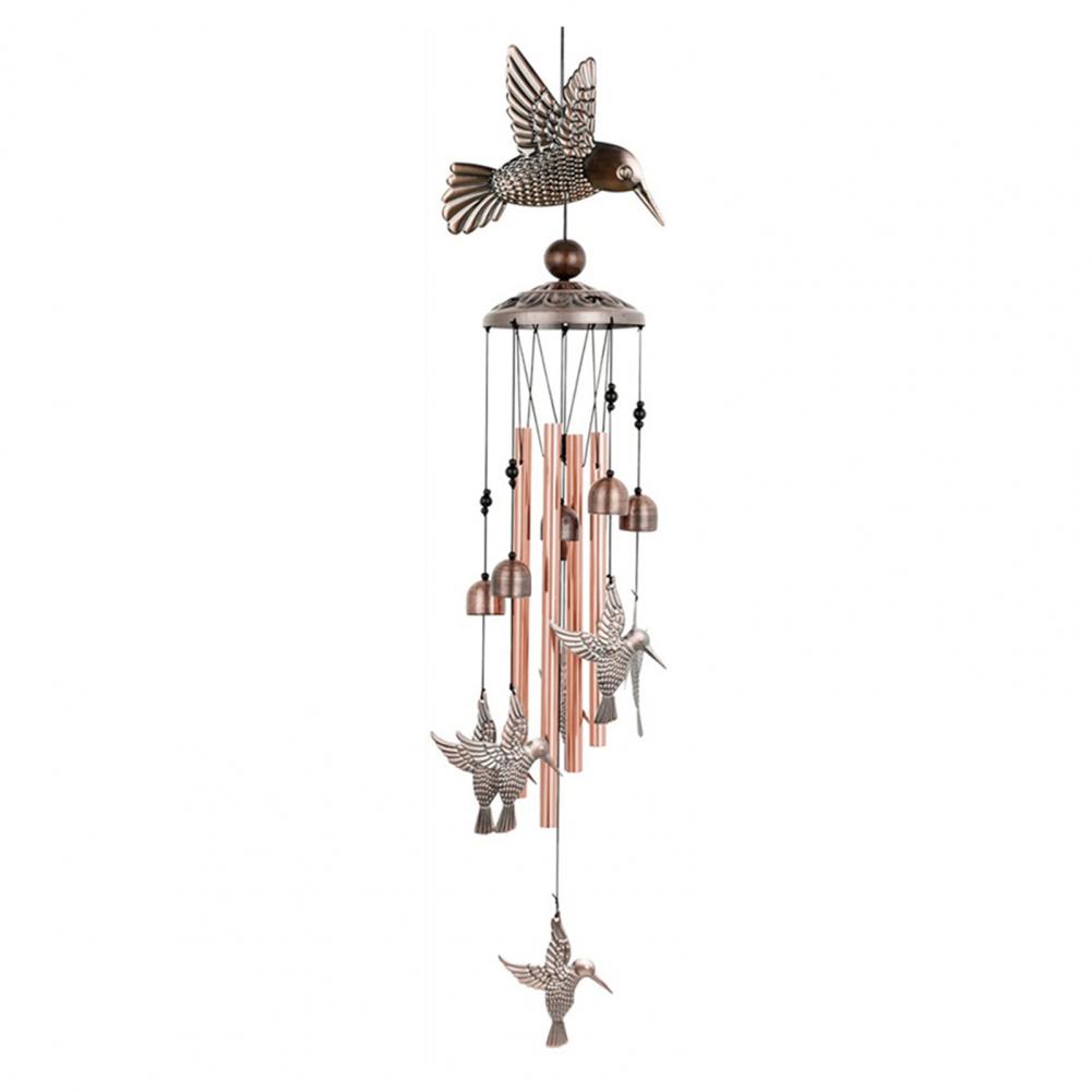Creative Butterfly Bird Angel Wind Chimes Outdoor Hanging Decor Crisp Sound Tube Wind Chime Pendant