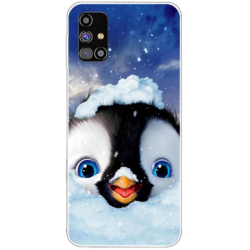 Do Samsung Galaxy A31 A51 A71 Etui Silikonowe Tylne Etui Telefoniczne Do Samsung A315 A515 A715 Miękkie Etui Zderzak Coque z Kreskówką