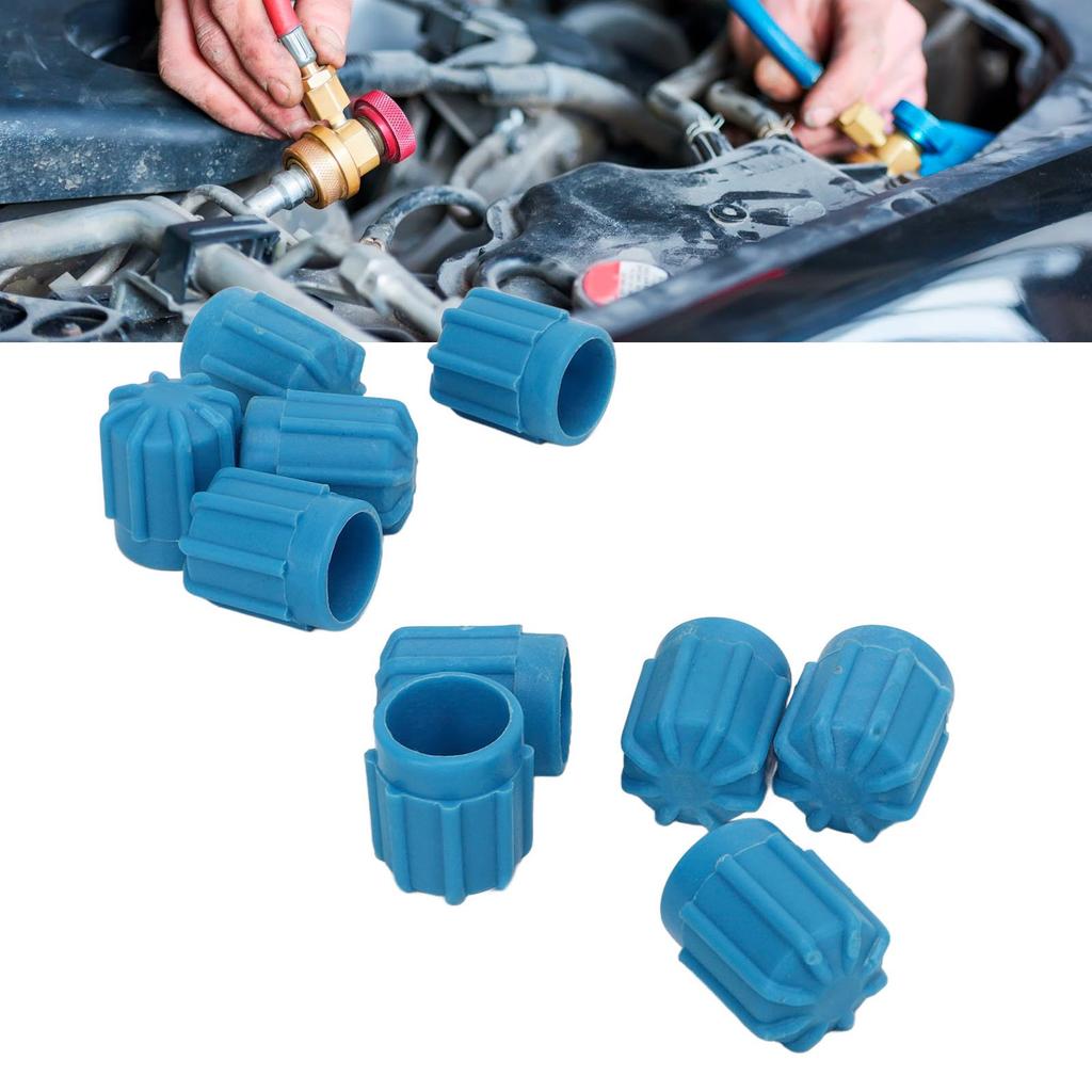 50PCS   Conditioning Valve   Car Fuel Injection Nozzle   Sealing Plastic Dustproof Covers M8X1
