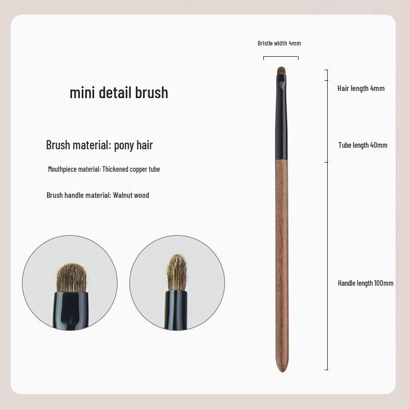 

Cangzhou Meica Show 18-Piece Makeup Brush Set: Blush, Eyeshadow, Nose Shadow, and Blending Detail Brushes