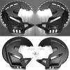 Matt Black For Honda GOLDWING GL1800 Brake Disc Rotor Covers LED 2001-2014 For HONDA F6B 2013 2014 2015