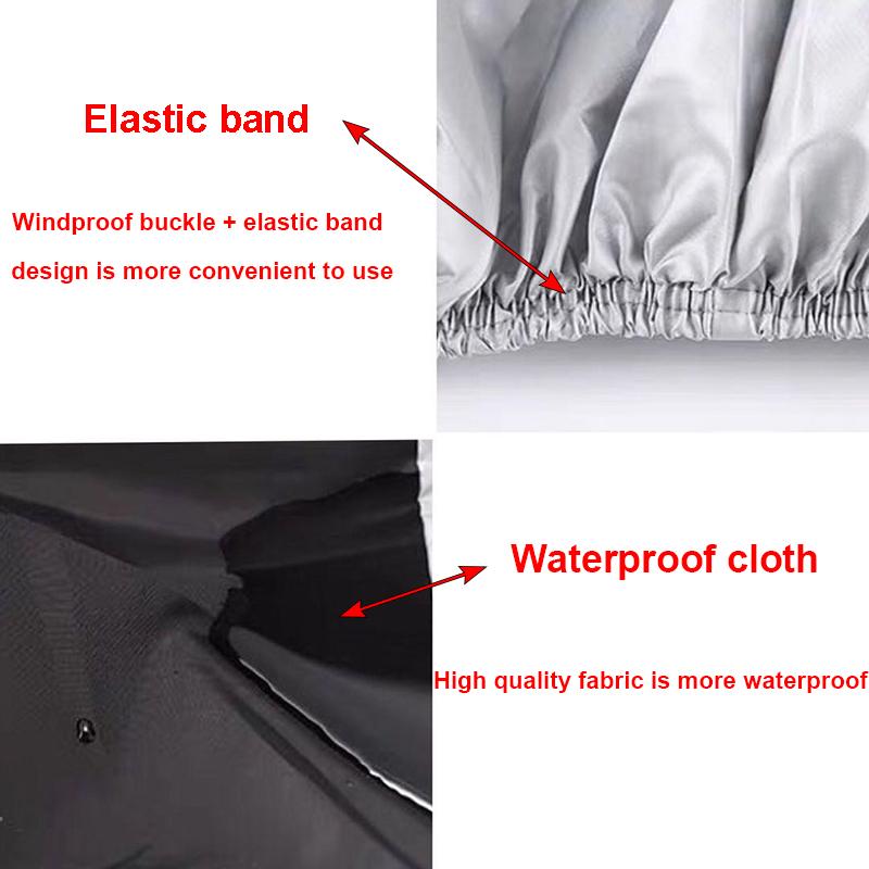 Motorcycle Bike Polyester Waterproof UV Protective Scooter Case Cover XXXL XXXXL Chubasquero Motorbike Rain