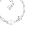 DIOR personalized design bracelet women's silver Silver F original box - dust bag + packaging box