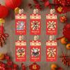 6Pcs/Set Creative 2026 Horse Year Red Envelope Cartoon Money Packing Bag Lunar New Year