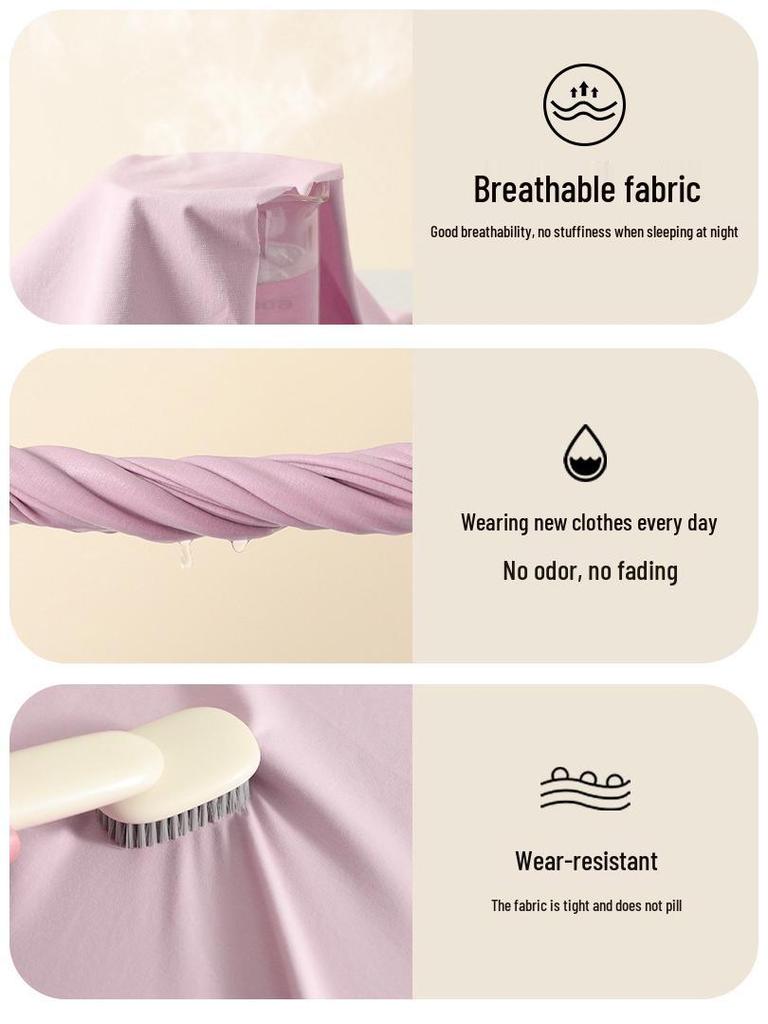 Couple's All-Cotton Long Sleeve Pajamas - Solid Color Cardigan Homewear for Men and Women, Ideal for Autumn and Winter.