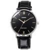 Casio Quartz Men's Watch MTP-VT01L-1B Black with Black Leather Band (Imported)