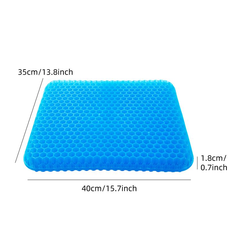 Gel Seat Cushion Summer Breathable Honeycomb Design For Pressure Relief Back Tailbone Pain for Home Office Wheelchair Chair Cars