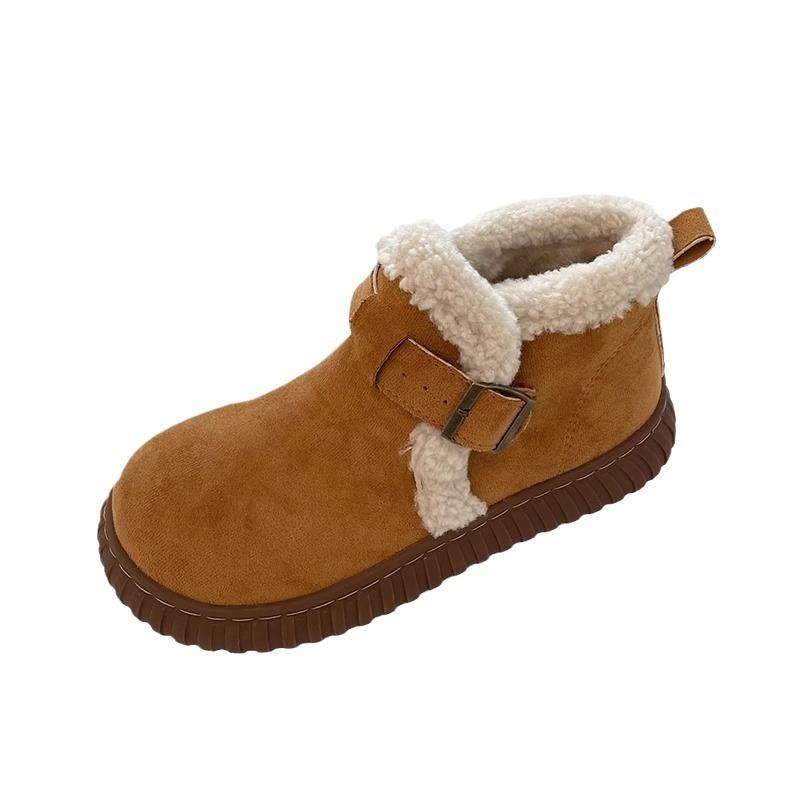 Casual Comfortable Warm Snow Boots Women's New Winter Fashionable Versatile Thick Soled Short Boots Anti Slip Cotton Shoes