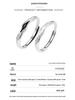 Anelli Coppia Stella & Luna in Argento Sterling 999 - Design Aperto Regolabile per Uomo & Donna