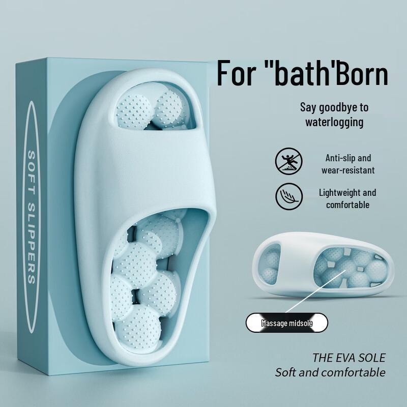 TZLDN Home Indoor Comfortable Thick-Soled Slippers 35-36