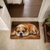 Diatomite Dog Pattern Doormat Quick-dry Bathroom Floor Mat Fun Diatomite Bath Rug  Entryway