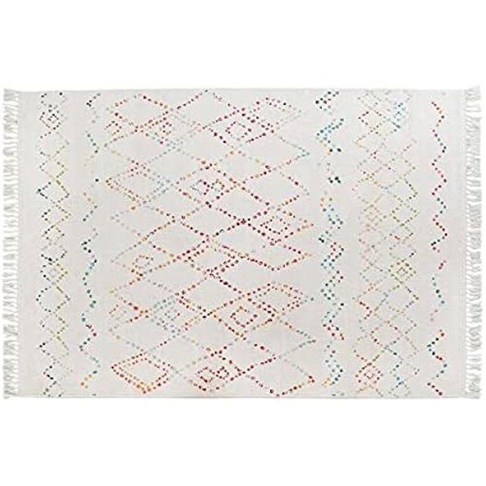 Tapis - DKD Home Decor - Standard - Polyester - 120x180 cm - Blanc