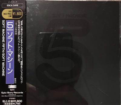 CD SOFT MACHINE  5th ESCA5418 Epic 1991 Japan Rock Used