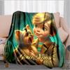 1PC Custom Name Boy Yorkshire Terrier flannel blanket versatile, all-season throw suitable for the living room, bedroom, camping, travel, and gift