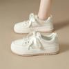 Korean Version Breathable Board Shoes Women's Shoes Autumn 2025 New Little White Shoes Soft Sole Breathable Thick Sole Versatile Casual Sports Shoes