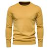 Maglione da Uomo Invernale Autunnale a 10 Colori, Girocollo Slim-Fit