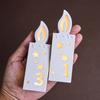 Number Candle LED Light Silicone Mold DIY Home Festival Birthday Ornament Casting Molds Aromath Plaster Resin Crafts Making Kit