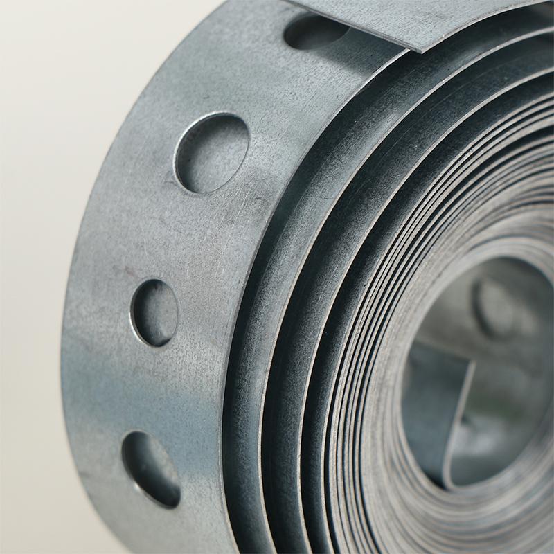1 Rolle verzinktes Stahlband Aufhängeband vorgelocht Mehrschlitz-Metallband für Rohrabstützungen Aufhängung und Blecharbeiten