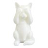 3D Printed Cat Figurine Kittens Hear Speak See No Evil Statue Miniature Cat Ornament Cat Lover Gift for Desk Shelf Cabinet Decoration