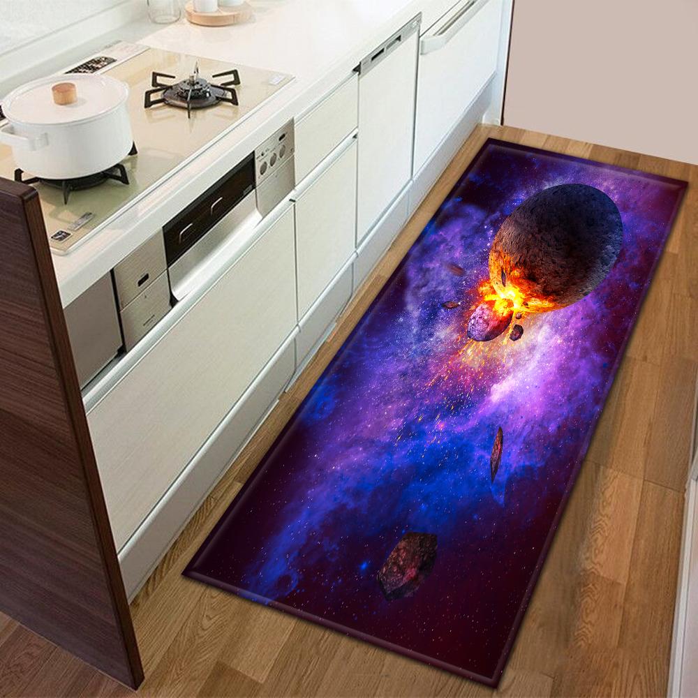 Kitchen Door Mat Bedroom Carpet Non-slip Floor Balcony Corridor Long Carpet Bedside Living Room Floor Mat