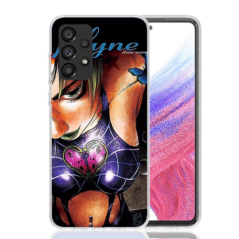 JoJo's Bizarre Adventure Jolyne Cujoh Phone Case For Samsung Galaxy A17 A16 A14 A15 A13 A57 A56 A54 A55 A53 A37 A36 A34 A35 A33