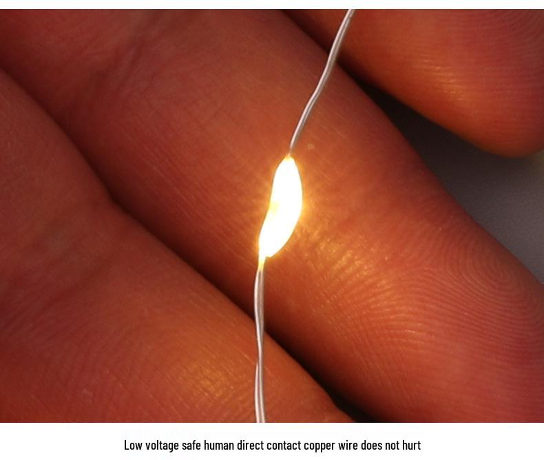 Five-Pointed Star Christmas LED Curtain & Tree String Fairy Lights for Festive Window Display