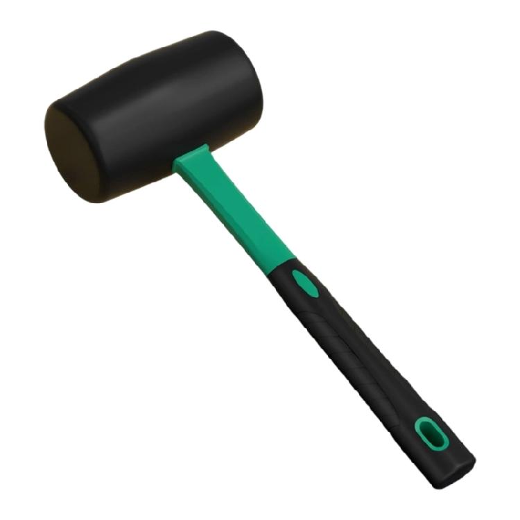 Reinforced Rubber Hammer For Wall Tiling Projects Impacts Reducing Design Comfortable Hammer for Professional Tool
