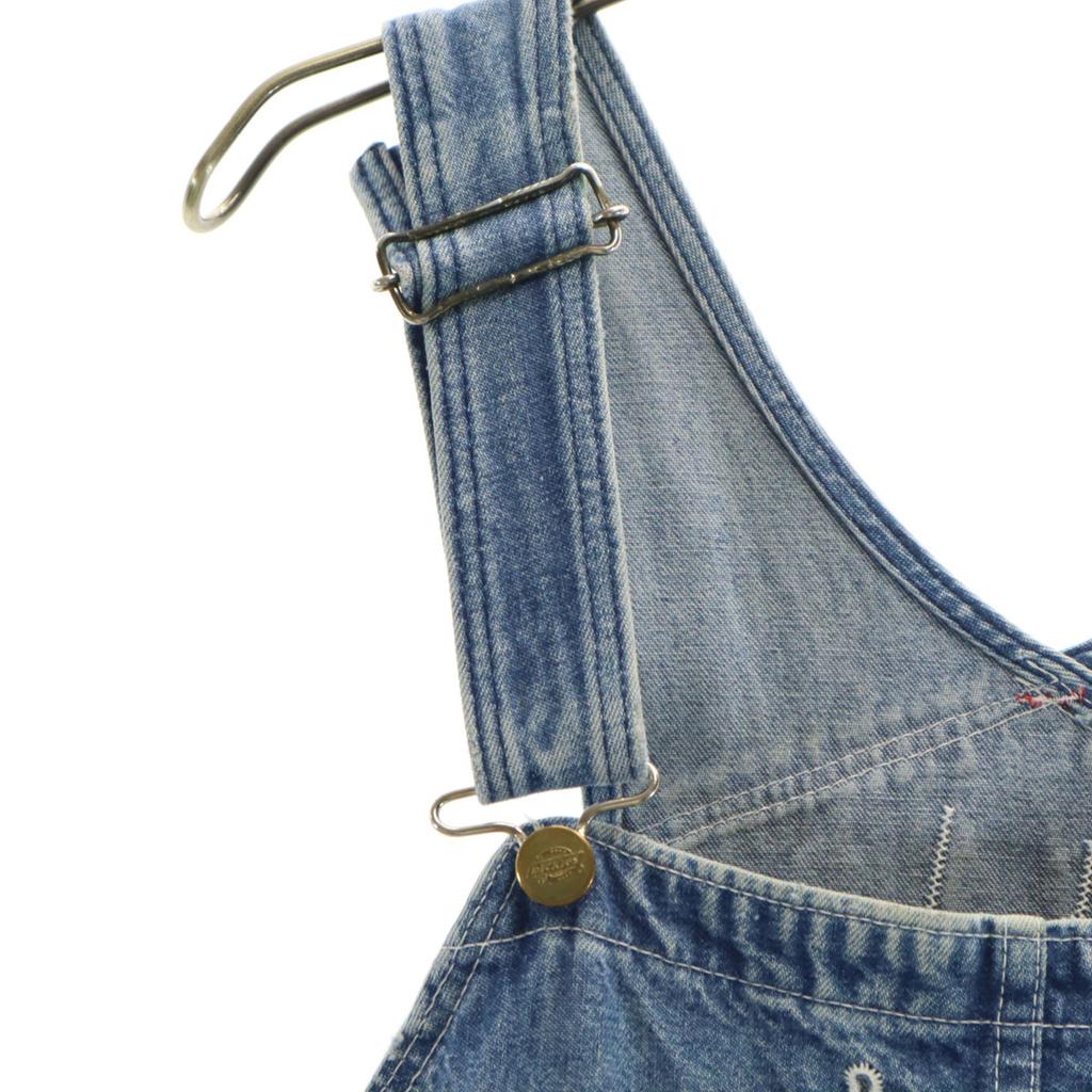 Dickies Lata 80. vintage dżinsowe ogrodniczki W42 Niebieski Prany Malarz Męskie Używane