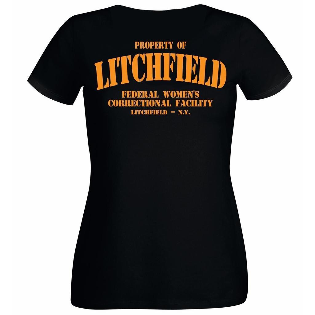 Unisexs Property Of Litchfield Correctional Facility Prison Lady Fit TShirt