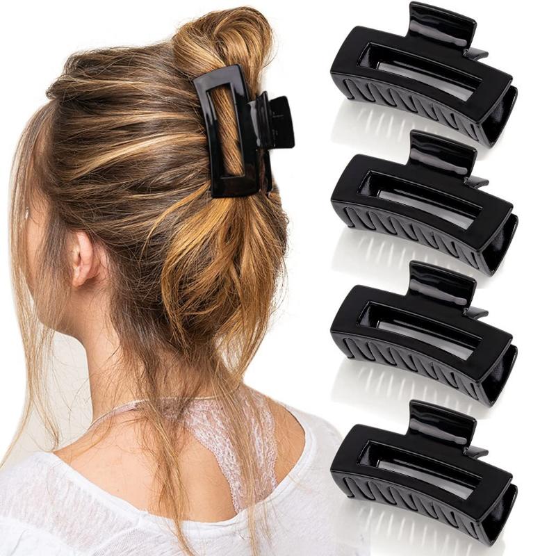 Korean Ins Hair Grab Large Square Hairpin Versatile Shark Clip Headdress Hair Accessories