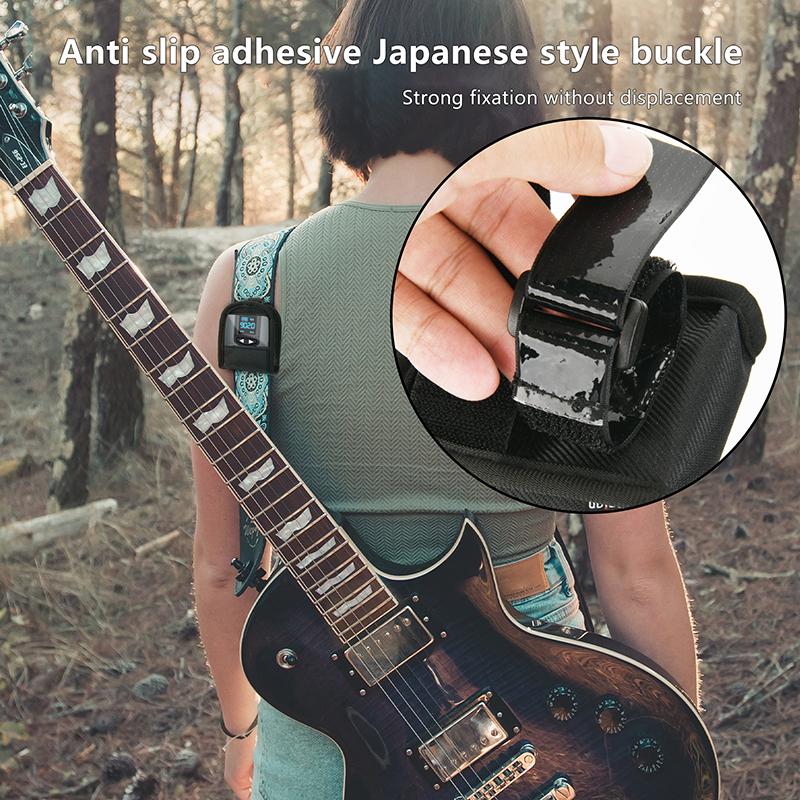 Wireless Transmitter Bodypack Holder Portable Lightweight Carrier Sturdy Guitar Accessories Shoulder Strap Pouch Storage Case