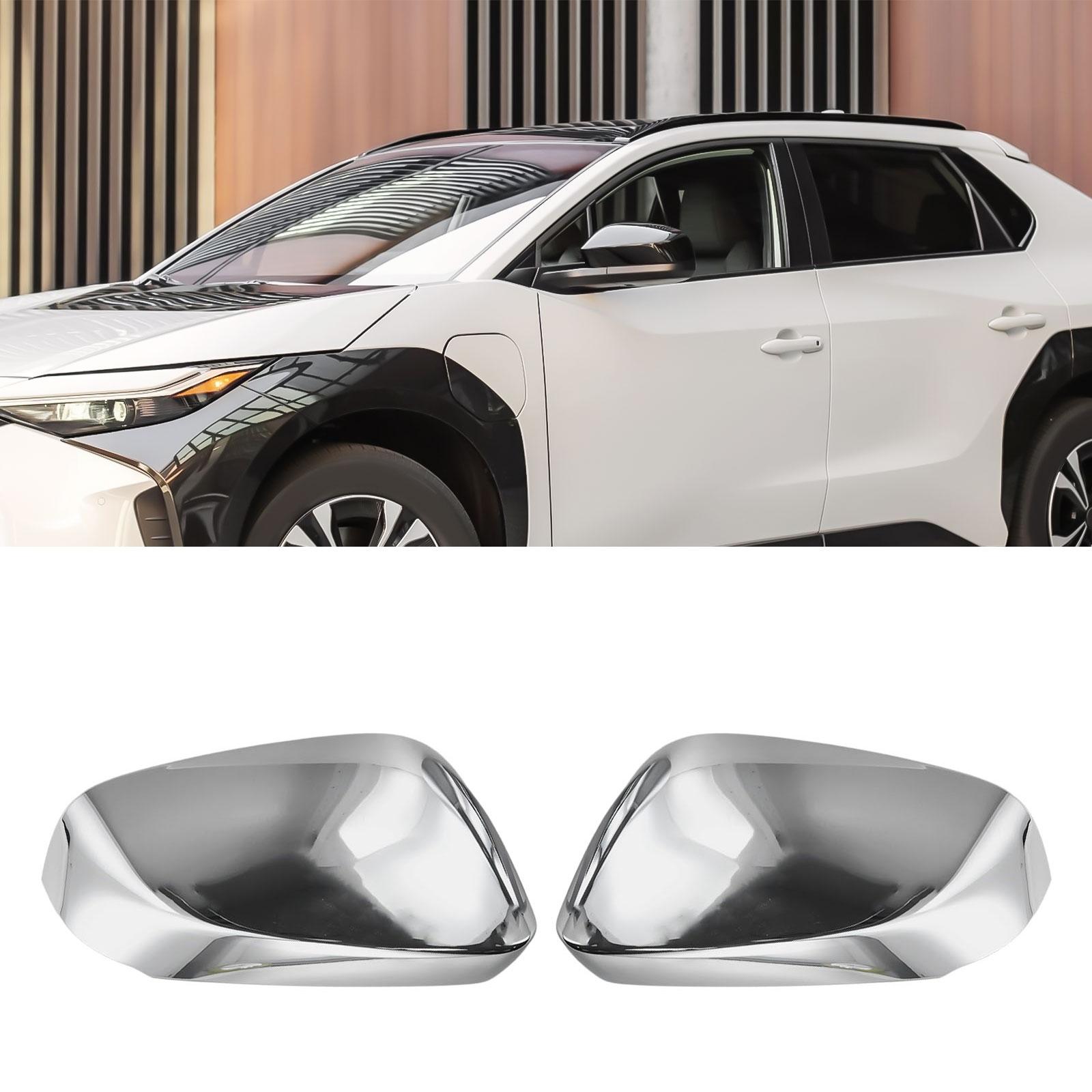 Car Mirror Protection Rear View Mirror Covers Carbon Fiber Pattern Perfect Fit For 2025-2025 For Toyota BZ4X 2025 серебряный