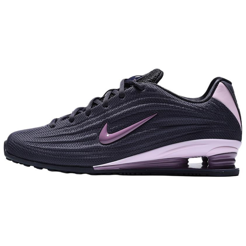 Damen-Sneaker Nike SHOX Z Freizeitschuhe Damen Low Top Dunkelgrau Lila 40 black