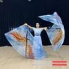 Con Bastoni Telescopici Bandiere Rettangolari Multicolore Accessori per Danza Performance di Danza