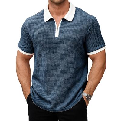 Men's Casual Collared Short-sleeved Shirt