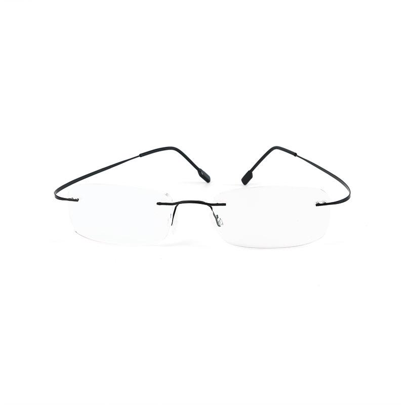 

Ультралегкие безрамочные очки для чтения для мужчин и женщин - Стильный, высококлассный дизайн для пользователей среднего и пожилого возраста +300 чёрный