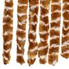 VidaXL Insektenschutz-Vorhang Ocker und Weiß 100x220 cm Chenille