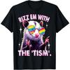 Autism Funny Rizz Em With The Tism Meme Autistic Racoon T Shirt
