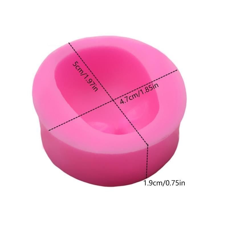 Silicone 3D Girl for Head DIY Chocolate Mold Fondant
